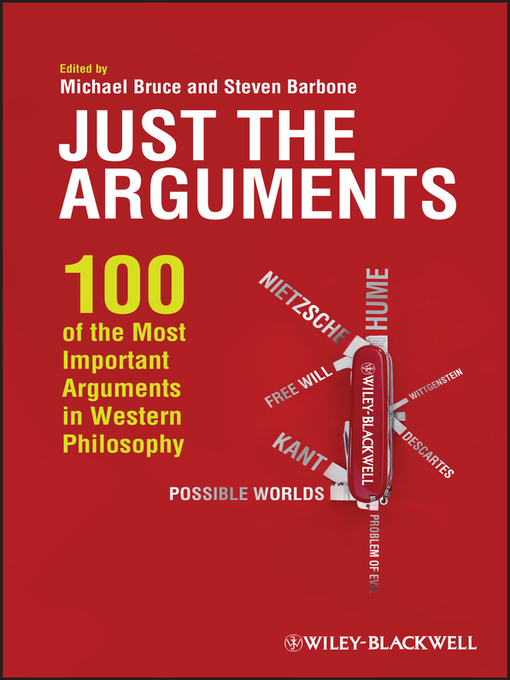 Title details for Just the Arguments by Michael Bruce - Available